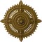 Ekena Millwork Haylynn Ceiling Medallion (Fits Canopies up to 1 1/4"), Hnd-Painted Gold, 29 1/8"OD x 1 1/4"ID x 4"P CM29HYGLS - alternate 1